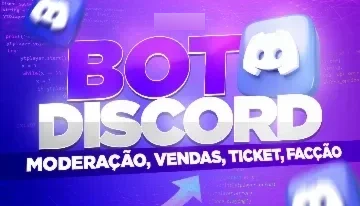 Sources Bot Discord - Ticket Vendas | Moderação Entrega Auto