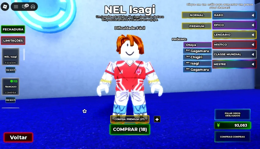 Conta De Nel Isagi