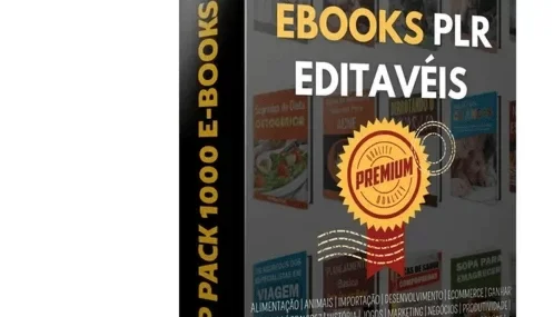 Pack com 1000 PLR`s Em Português
