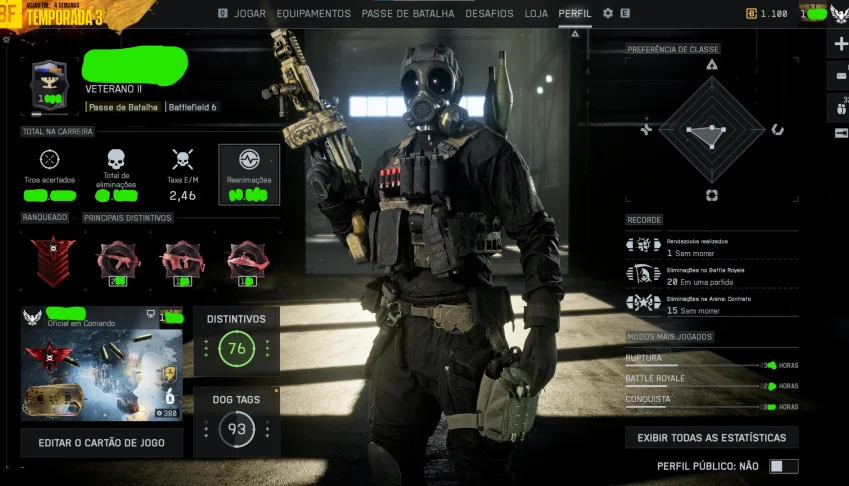 Conta Battlefield 6 Steam – Nível 1000+ Vídeos na descrição!