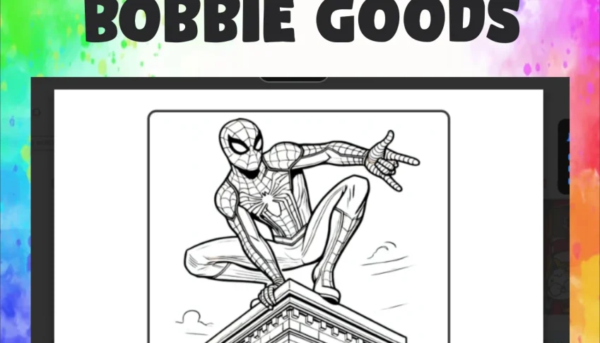 Livro de Colorir Bobbie Goods Homem Aranha