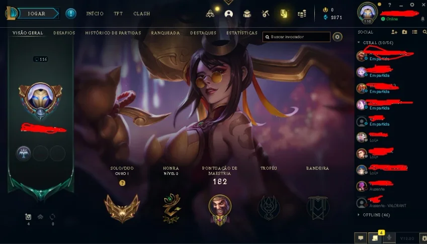 League of Legends gold 1 15 jogos