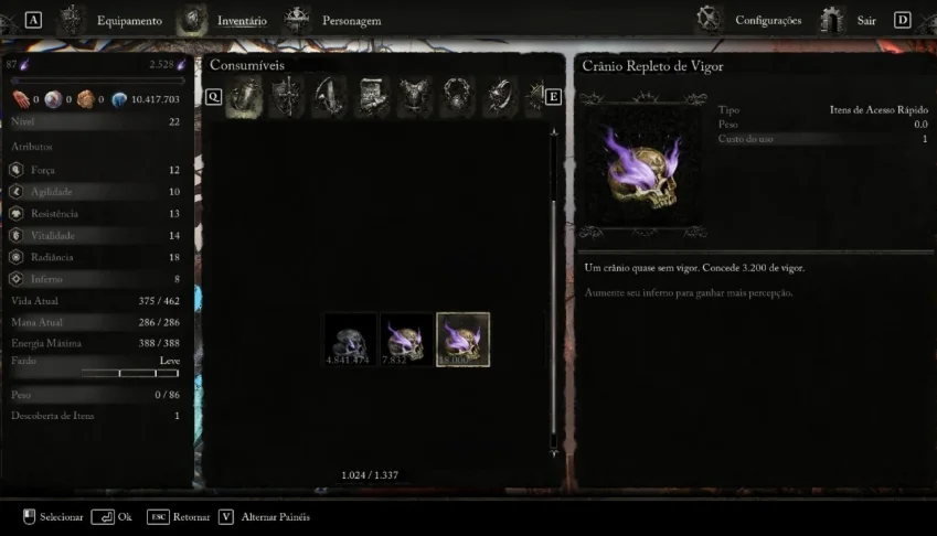 1 Bilhão de Vigor Lords of the Fallen