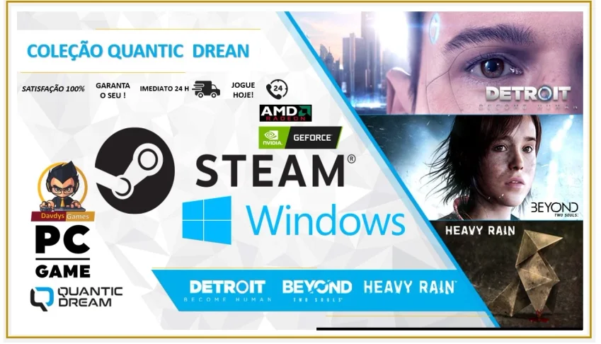 Detroit Become Human | Pc - Coleçao Quantic Drean
