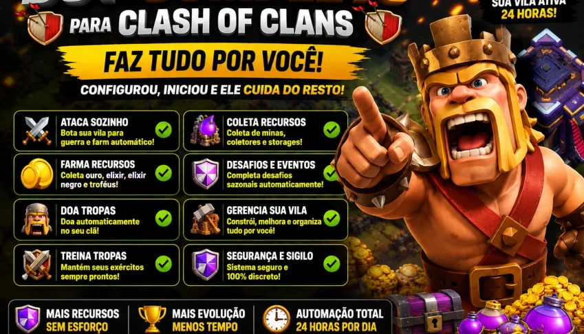 bot clash of clan pc/celular virtual