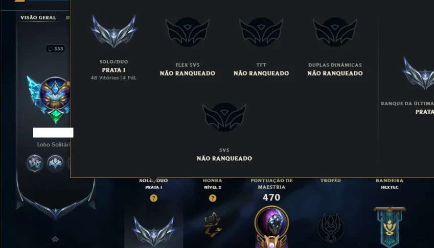 Bronze 1 com TODOS os Champs e 127 Skins (Mais de 100 Jogos)