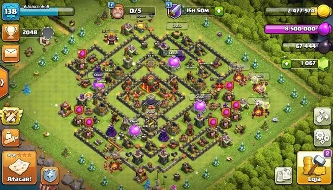 Conta Clash of Clans