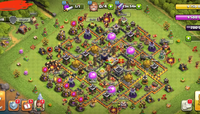 Conta Clash of Clans Cv 11