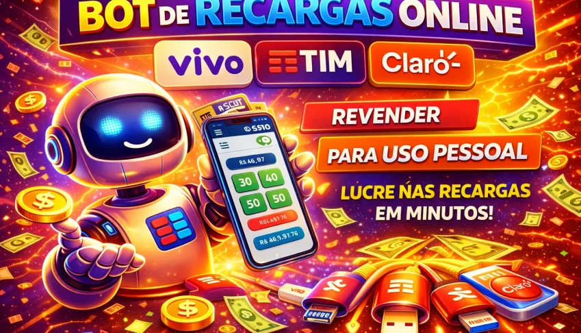 Painel de recarga celular - Entrega Imediata