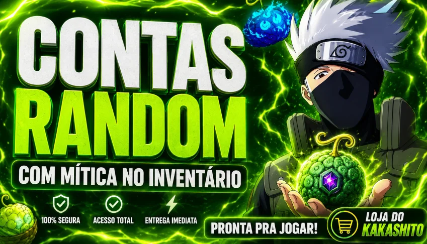 🟢 Conta de Blox Fruits com fruta mítica no inventário ✅ 💎