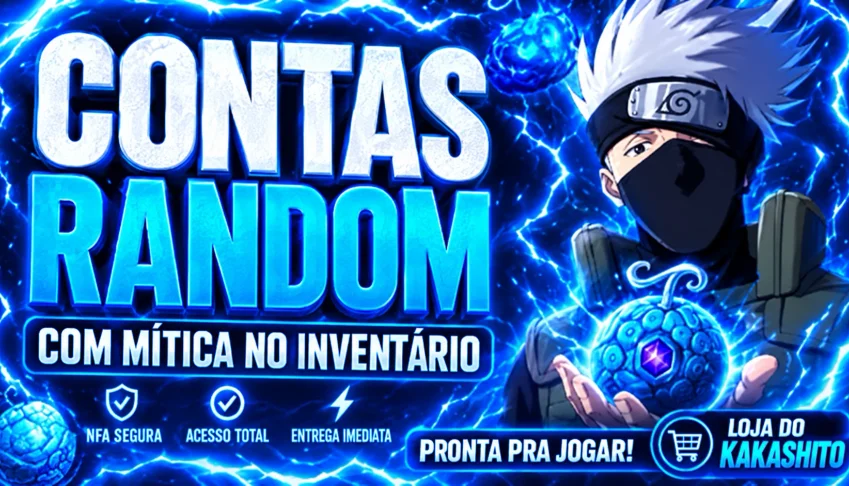 🟢 Conta de Blox Fruits com fruta mítica no inventário ✅ 💎