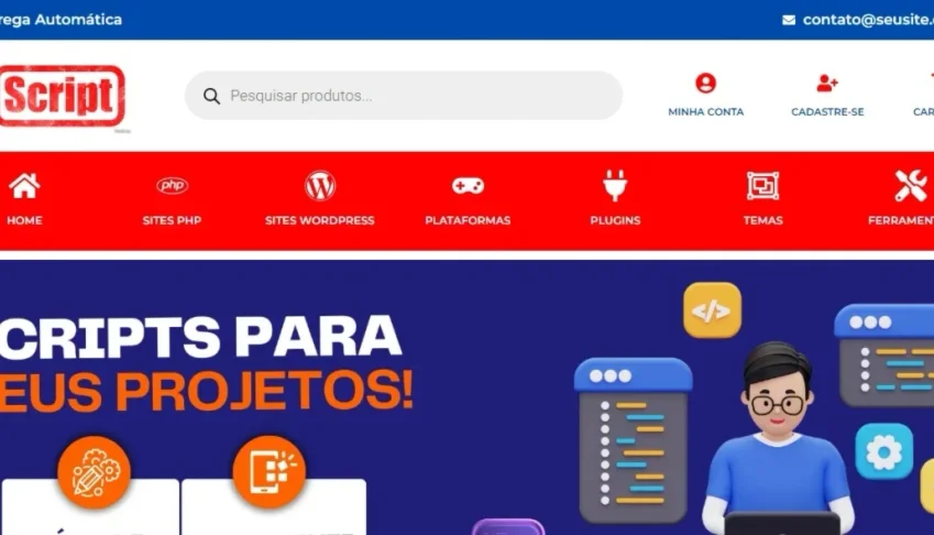 Script Loja Virtual Com 20 Produtos