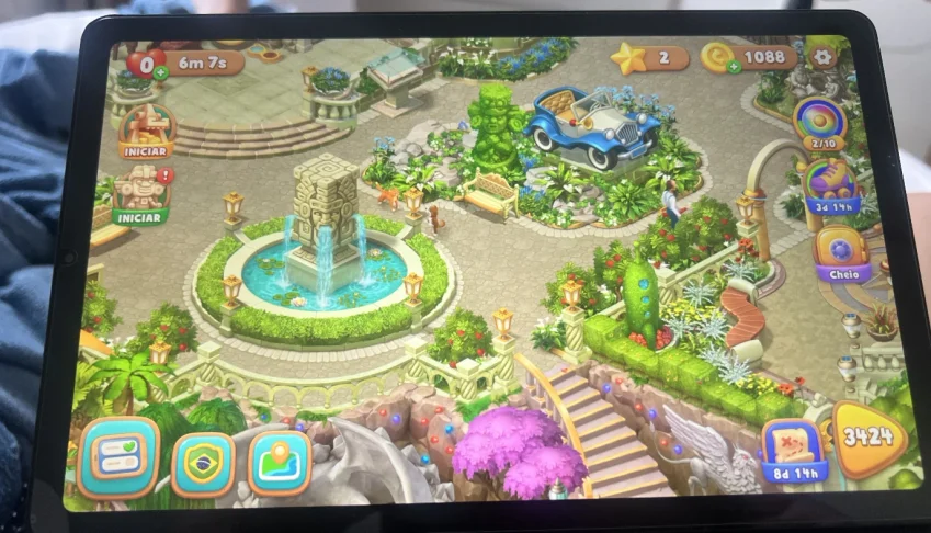 Conta Gardenscapes level 3424