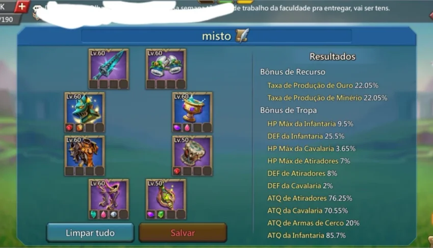 Lords conta 560 m poder 18 m + tropa