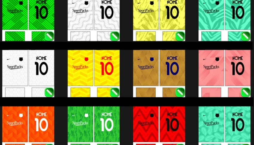 São 200 artes de Futebol + Modelagem + Mockups