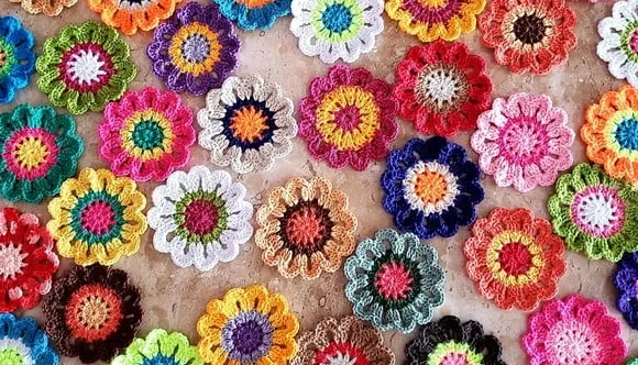 Flores de Crochê