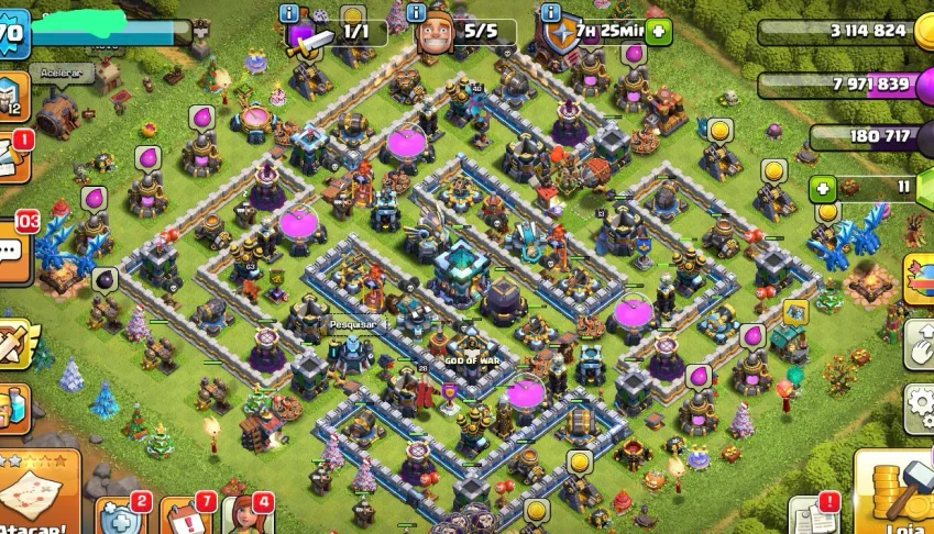 Conta clash of clans
