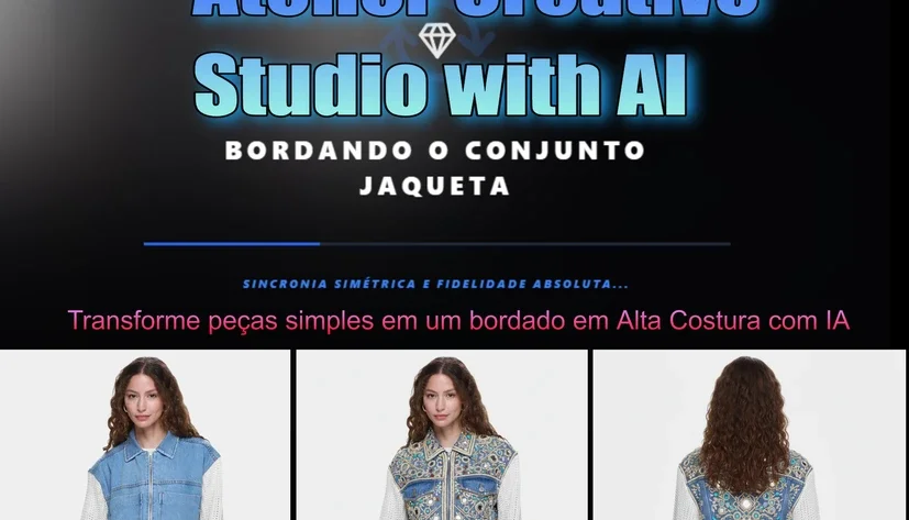 Crie Bordados de Alto Padrão com IA