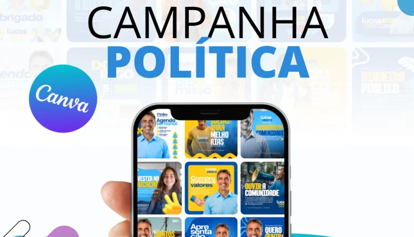 Pack Artes Campanha Politica - Canva