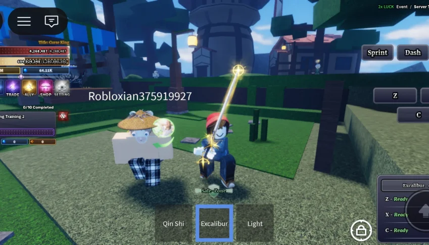 Conta de  roblox sailor piece