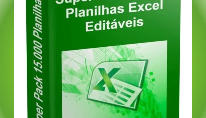 +10.000 Planilhas Excell Editavel, o Maior pack