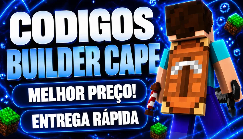 [Melhor Preço] 1X Codigo Builder Cape