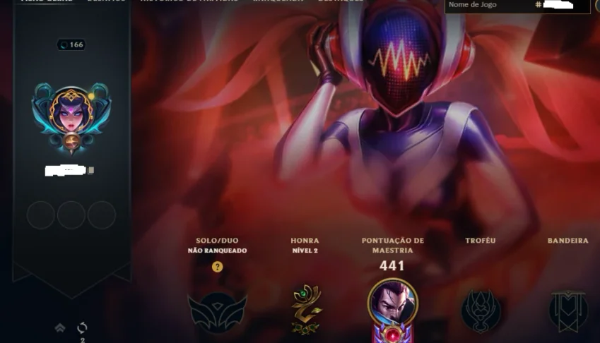 Conta league of legends lvl 166 , 94 skins (2 ultimates)