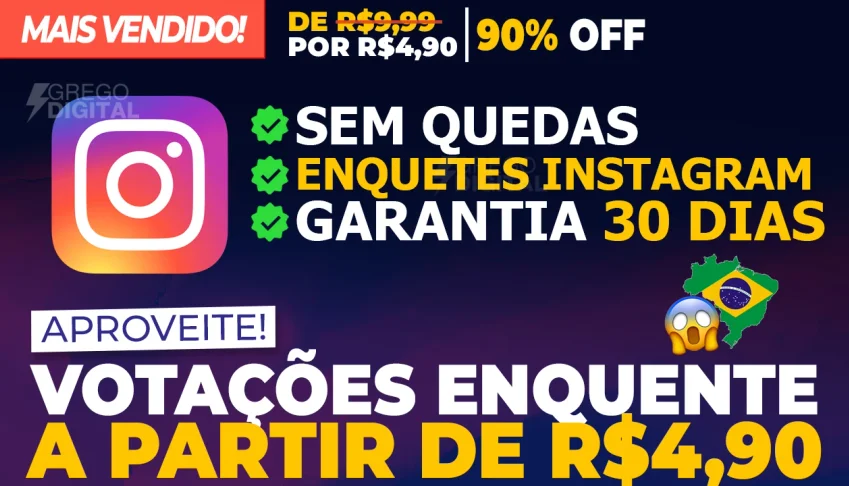 [Promoção] Votações Enquetes Instagram | 24h On