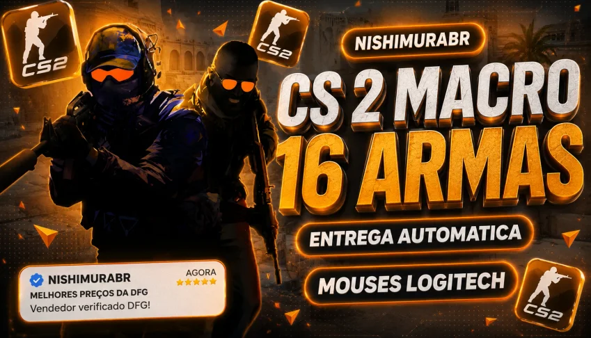 Counter Strike 2 - Macro Mouses Logitech (2026 ATUALIZADO)⭐