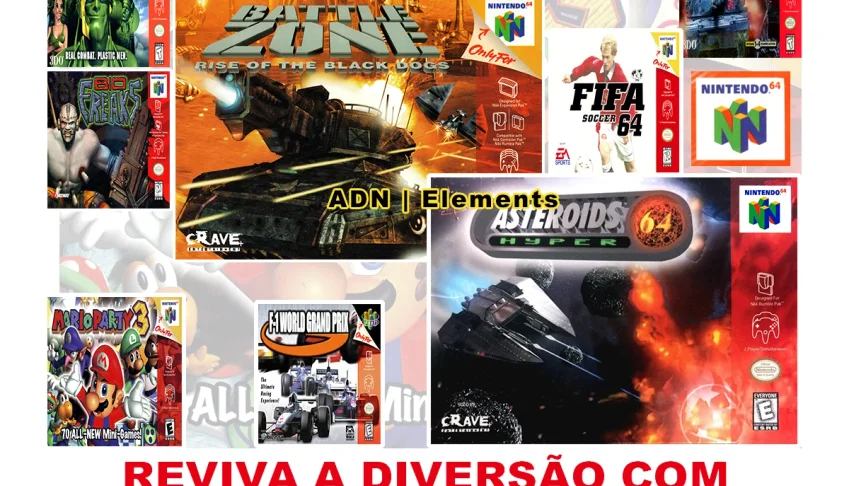 Roms Patchs | Nintendo 64 | jogos +Emulador P/PC
