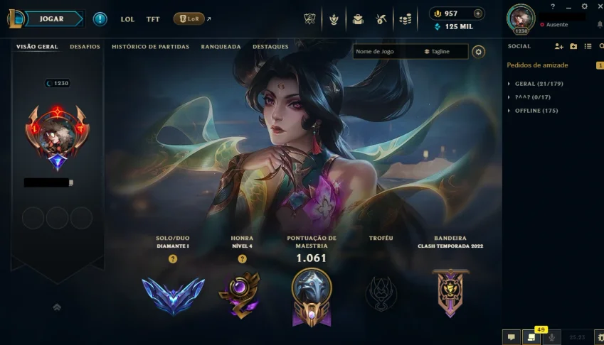 League Of Legends: 273 Skins | 258 Cromas | Todos Campeões