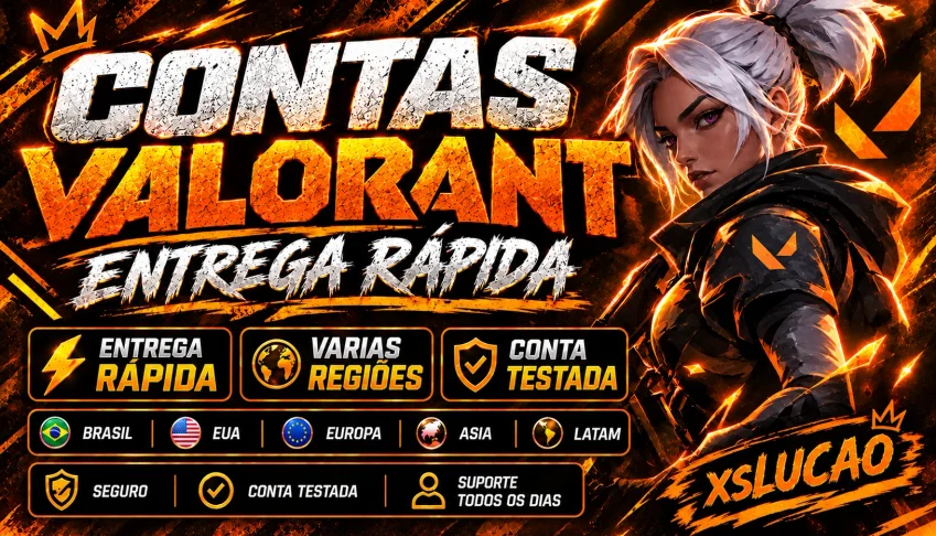 CONTAS VALORANT SMURF | NIVEL 20+ | FULL ACESSO | ENTREGA RÁ