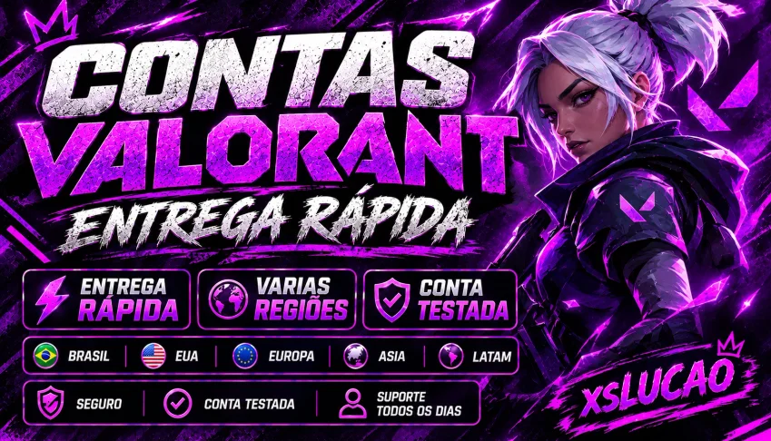 CONTAS VALORANT SMURF | NIVEL 20+ | FULL ACESSO | ENTREGA RÁ