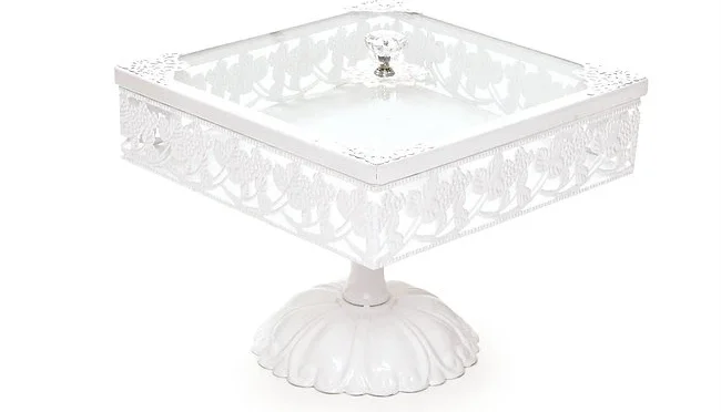 Bandeja de Metal com Pedestal - M, G ou GG