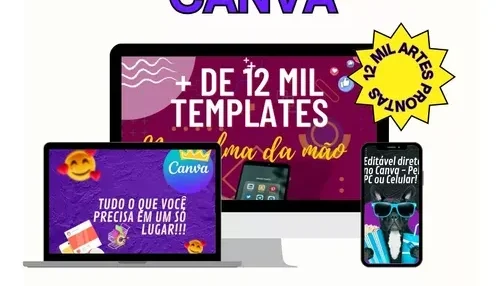 + 12 MIL Artes Editáveis do Canva