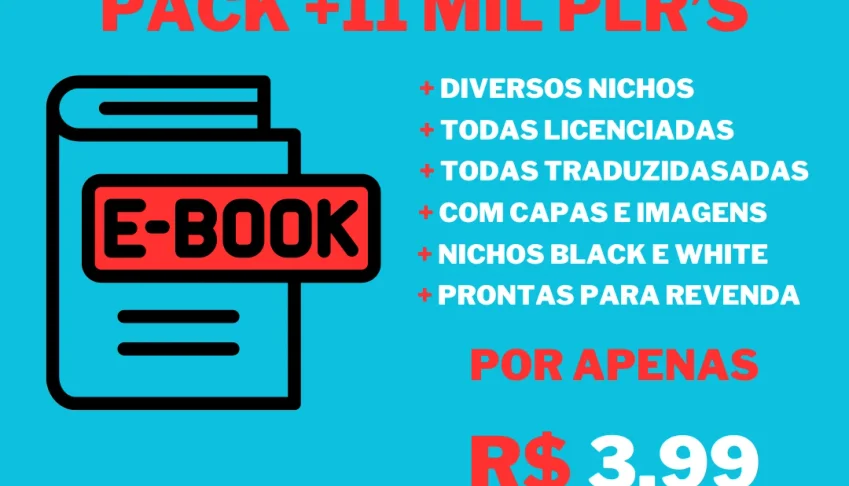 Pack +11 Mil PLR's todas traduzidas e licenciadas