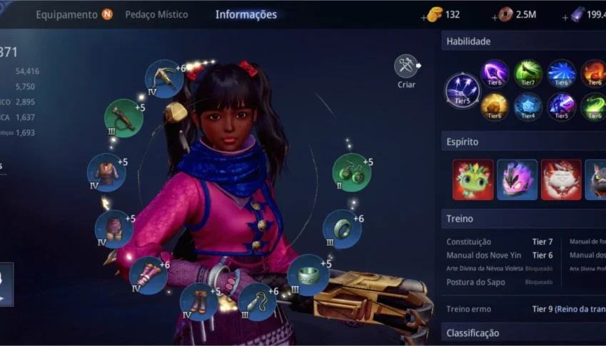 Conta lvl 75 MIR4 // arqueira // SA73