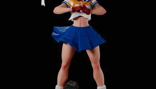 Sakura street fighter stl 3d