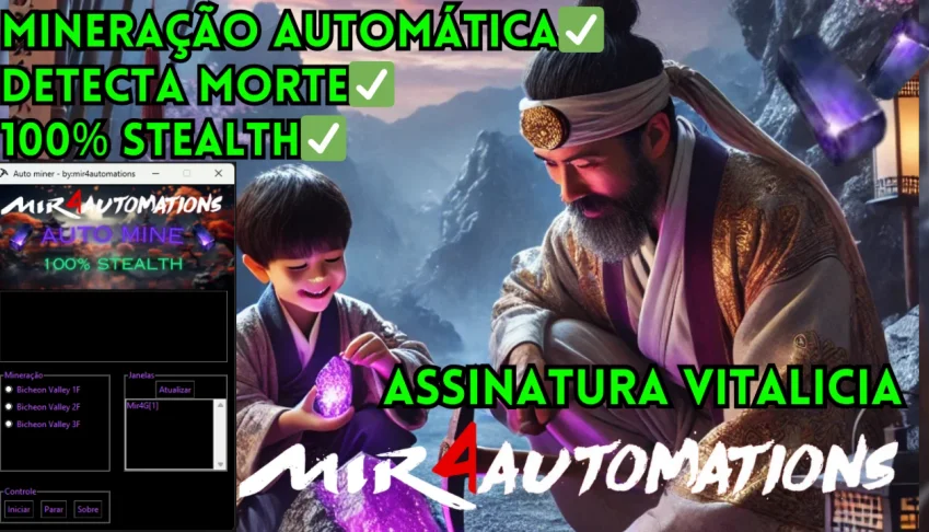 Mir4 Script De Auto Mineração Vitalicio