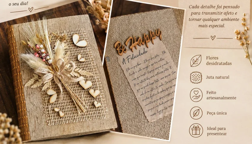 Caixa Decorativa Felicidade
