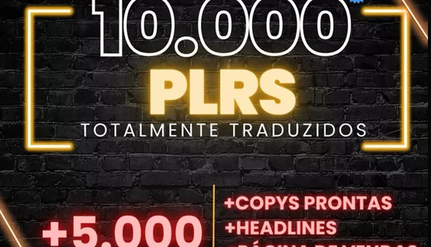 Pacote 10.000 PLRs/EBOOKS Em Português/ Ingles