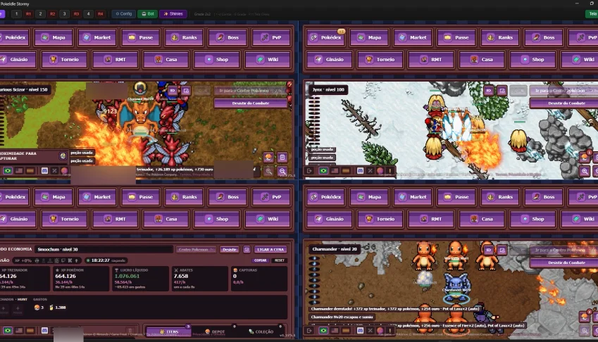 Poke Multi 4 Contas| Gerenciador de Multi-Conta pra PokeIdle