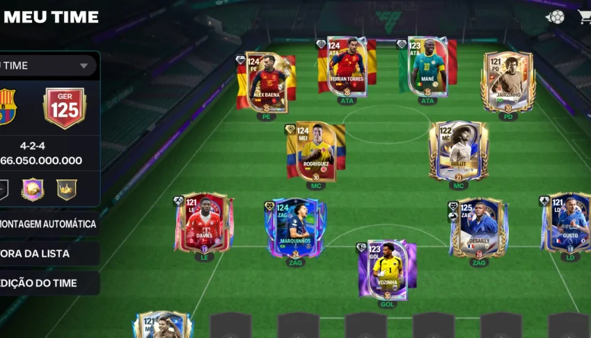 Conta FC Mobile com elenco elite à venda.