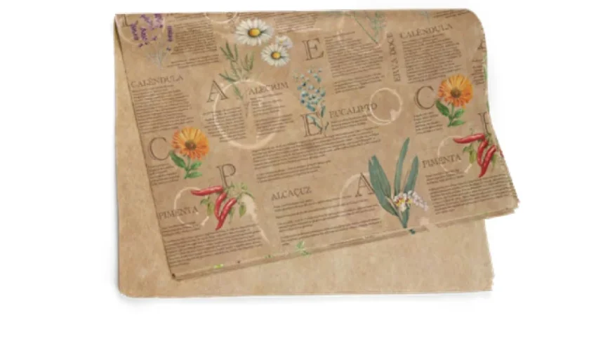 Papel Kraft - Botanico (59x80cm) c/50 unidades