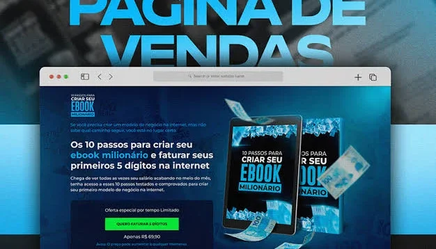 Páginas de vendas prontas