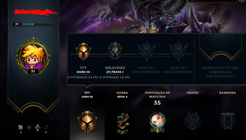 CONTA LV 31 UNRANKED