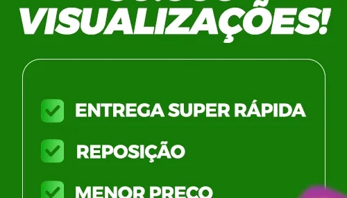 50 mil visualizações para instagram