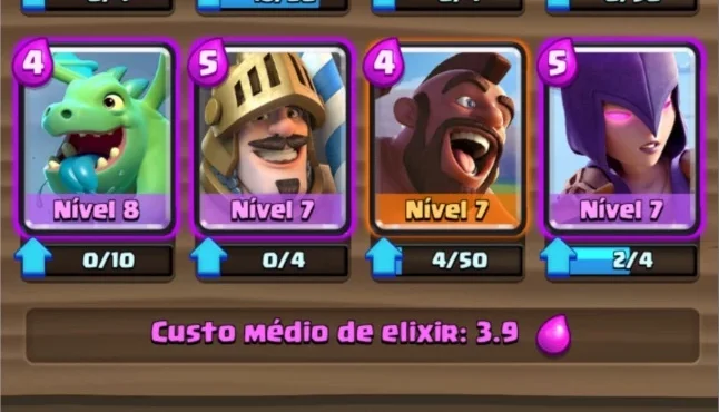 Conta Clash Royale Arena 5