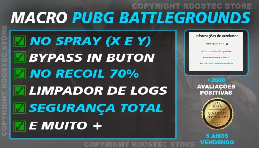 Macro Pubg - Cheat No Recoil - Indetectavel 2025