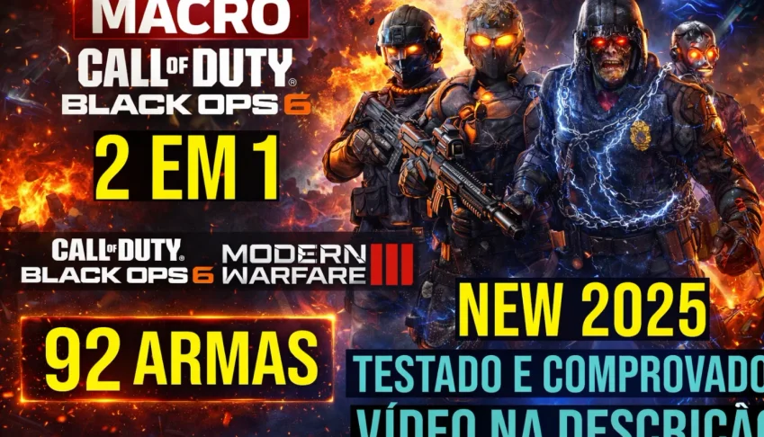 Macro - Call Of Duty Mw 3 + Black Ops 6 - Mouses Logitech 